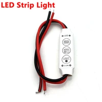 1pcs mini 3 keys single color led controller 12v 24v brightness dimmer for led strip light 3528 5050 strip light