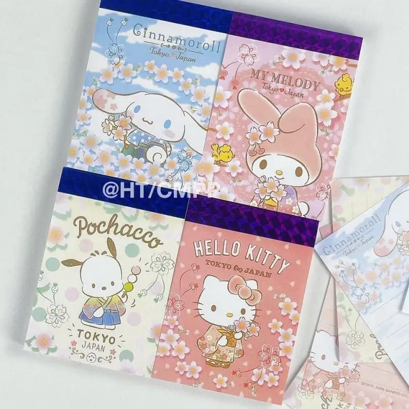 

Pachacco Kawaii аниме Sanrio буклет мультфильм милые Hellokittys Cinnamoroll сладкий портативный тетрадь лучший рождественский подарок