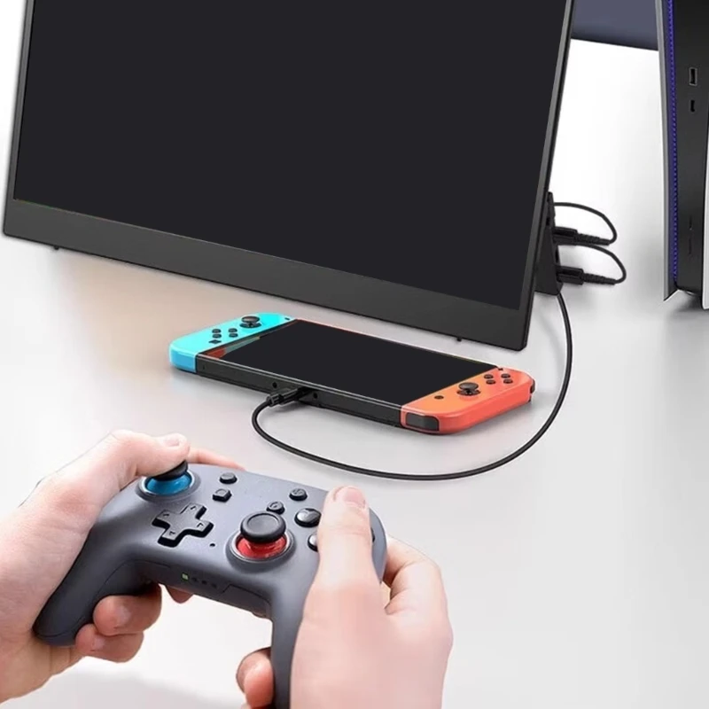 Портативный ЖК-монитор 13 5-дюймовый дополнительный экран для ноутбука поддержка