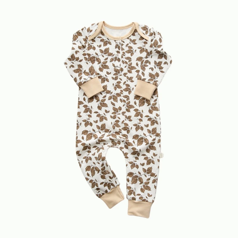 

Комбинезон Jlong детский с длинным рукавом, хлопковый Ромпер в Корейском стиле, для ползания, одежда для малышей 0-18 мес.