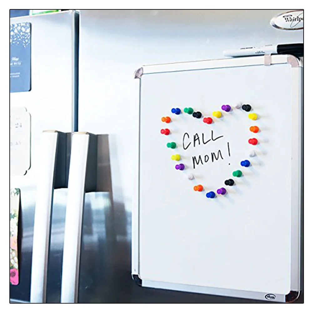 DIY красочные магнитные кнопки пластиковые булавки магниты белая доска на