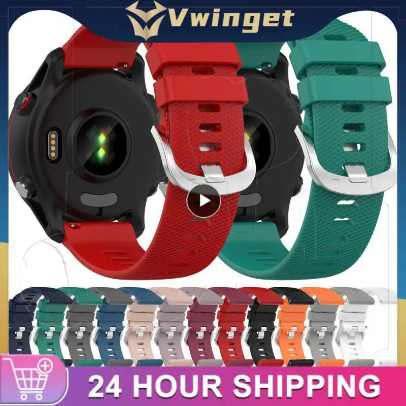 

Sport Strap Breathable Smart Accessories Watch Band Multi-color 22mm Watch Strap For Garmin Forerunner255s Silicone Watchband