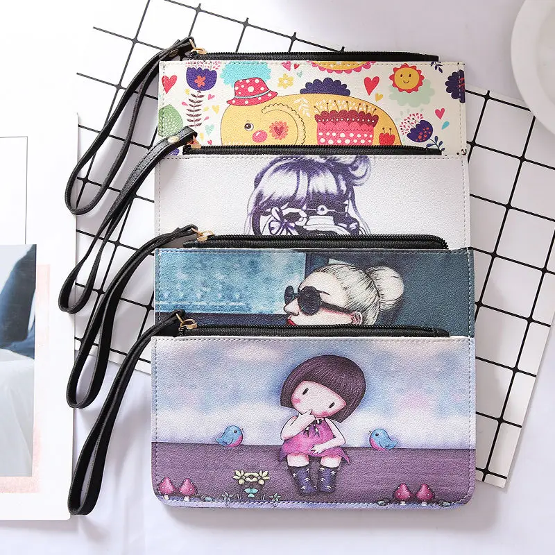 

Long Hand Bags Zipper Women's Zero Wallet Rfid Phone Bag Small Bag Wallet Coin Purse Pochette Tassen Dames Card Holder Cartera