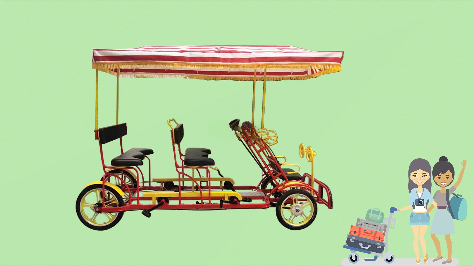 T Adult Touring Sightseeing Bicycle
