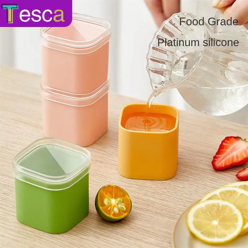 

Square Ice Storage Box Multifunctional Whisky Frozen Ice Silicone Mold High Quality Ice Tray Kitchen Accessories Large Ice Mould