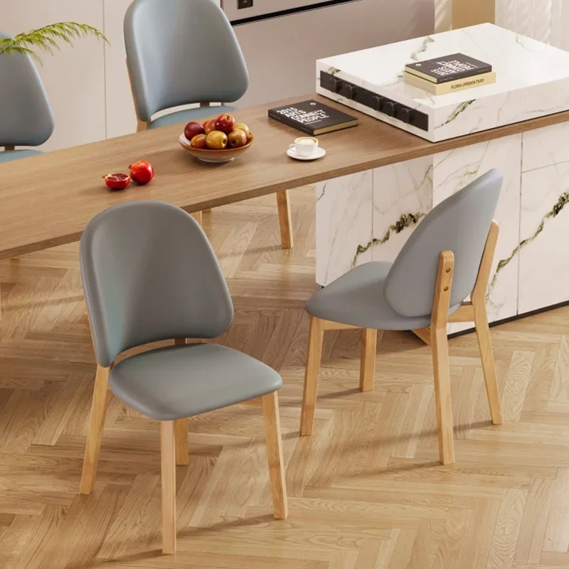 Обеденный кожаный обеденный стул для ресторана кабинета сверхлегкие бархатные