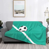 soccer football balls coral fleece plush throw blankets sports blanket for bed office lightweight quilt 09