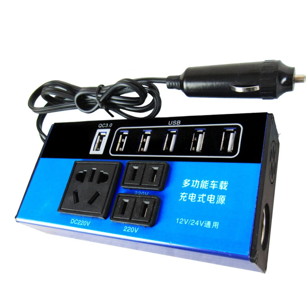 

Автомобильный инвертор с 6USB DC 12 В 24 В DC 220 В