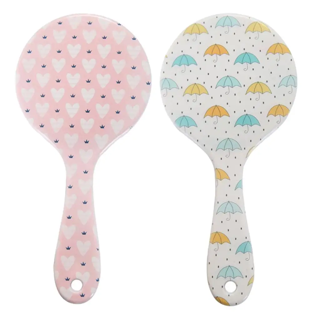 

2 Pcs Cushion Massage Comb Brush Paddle Hairbrush For Men Women Kids