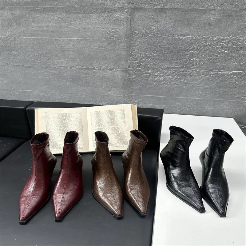 Женские резиновые сапоги. Зимняя обувь. Сапоги на молнии. сапоги Rain Med 2024. Осенние