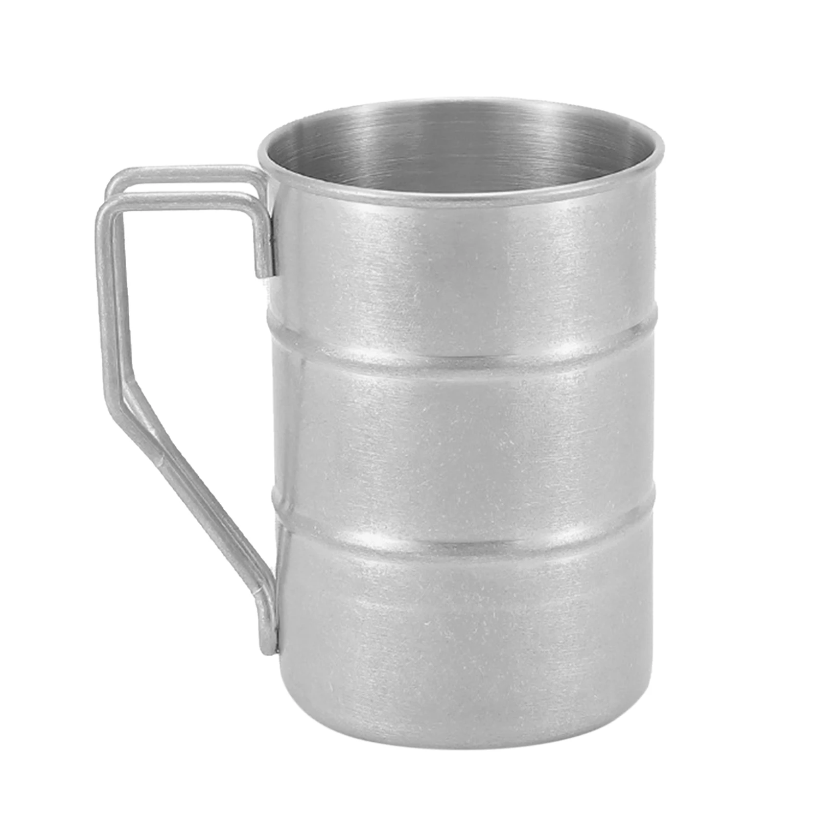 

Женская чашка из нержавеющей стали с ручкой для походов и кемпинга на открытом воздухе, чашка из нержавеющей стали 304