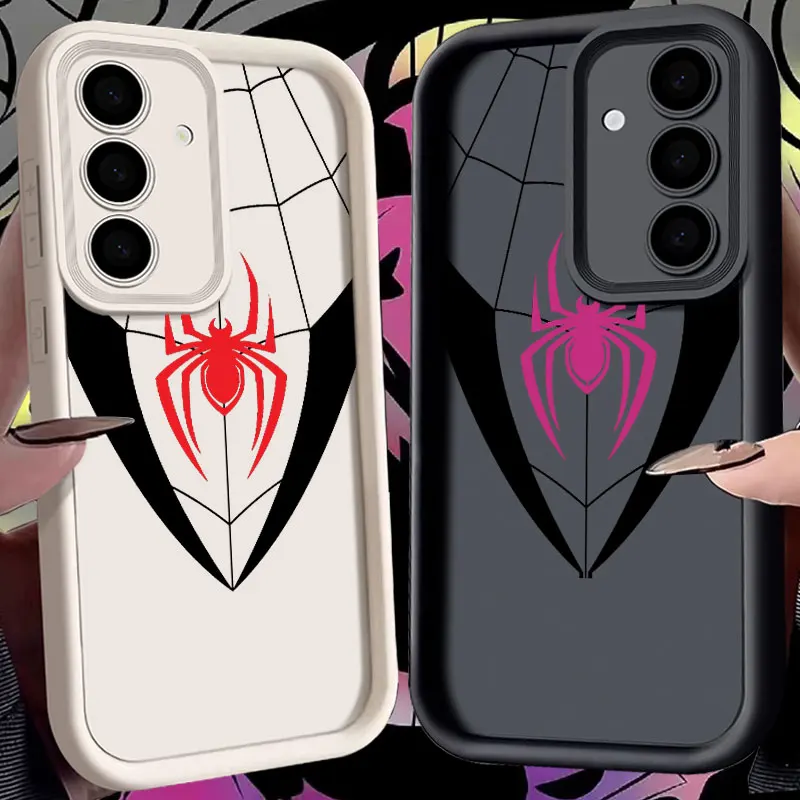 Фото Чехол для Samsung Galaxy S26 S25 S24 S23 S22 Plus S21 Ultra S20 FE, S26Plus S26Ultra, мягкая задняя крышка для телефона Marvel Spiderman №2