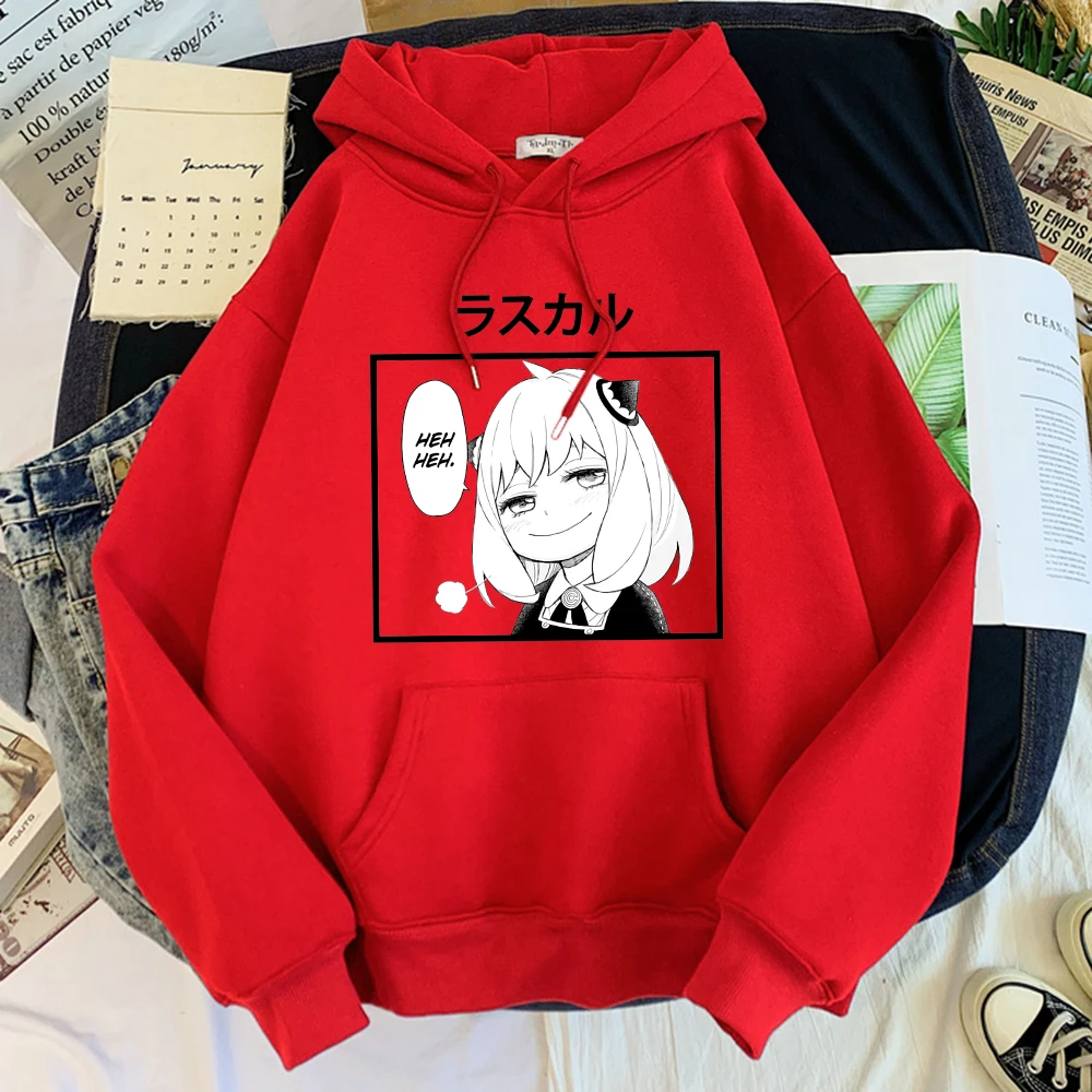 

Anya Forger Spy X Family Anime Manga Hoodies Mens Crewneck Pullover Clothes Harajuku Fashion Sweatshirt Casual Male Hoody