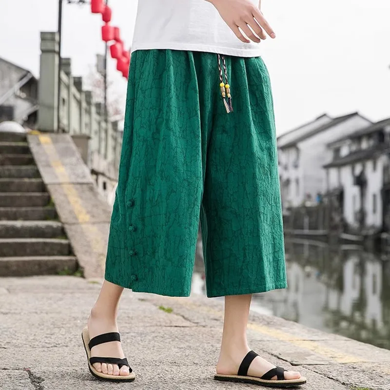 

Брюки-султанки мужские свободного покроя, повседневные спортивные штаны, Ретро стиль, уличная одежда, свободные штаны для бега, весна-лето, 2023