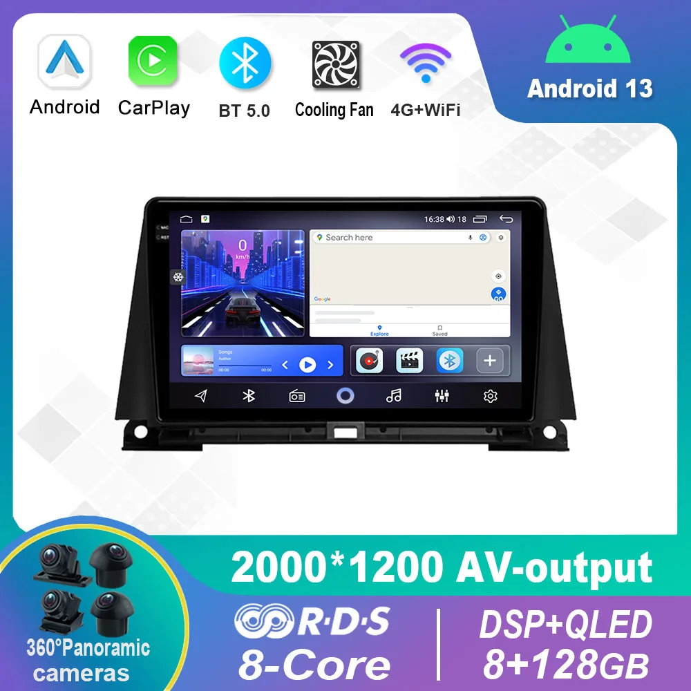 

9 дюймов Android 12,0 для Lexus NX200 Z10 NX 200 2014 - 2020 мультимедийный плеер Авто радио GPS Carplay 4G WiFi DSP Bluetooth
