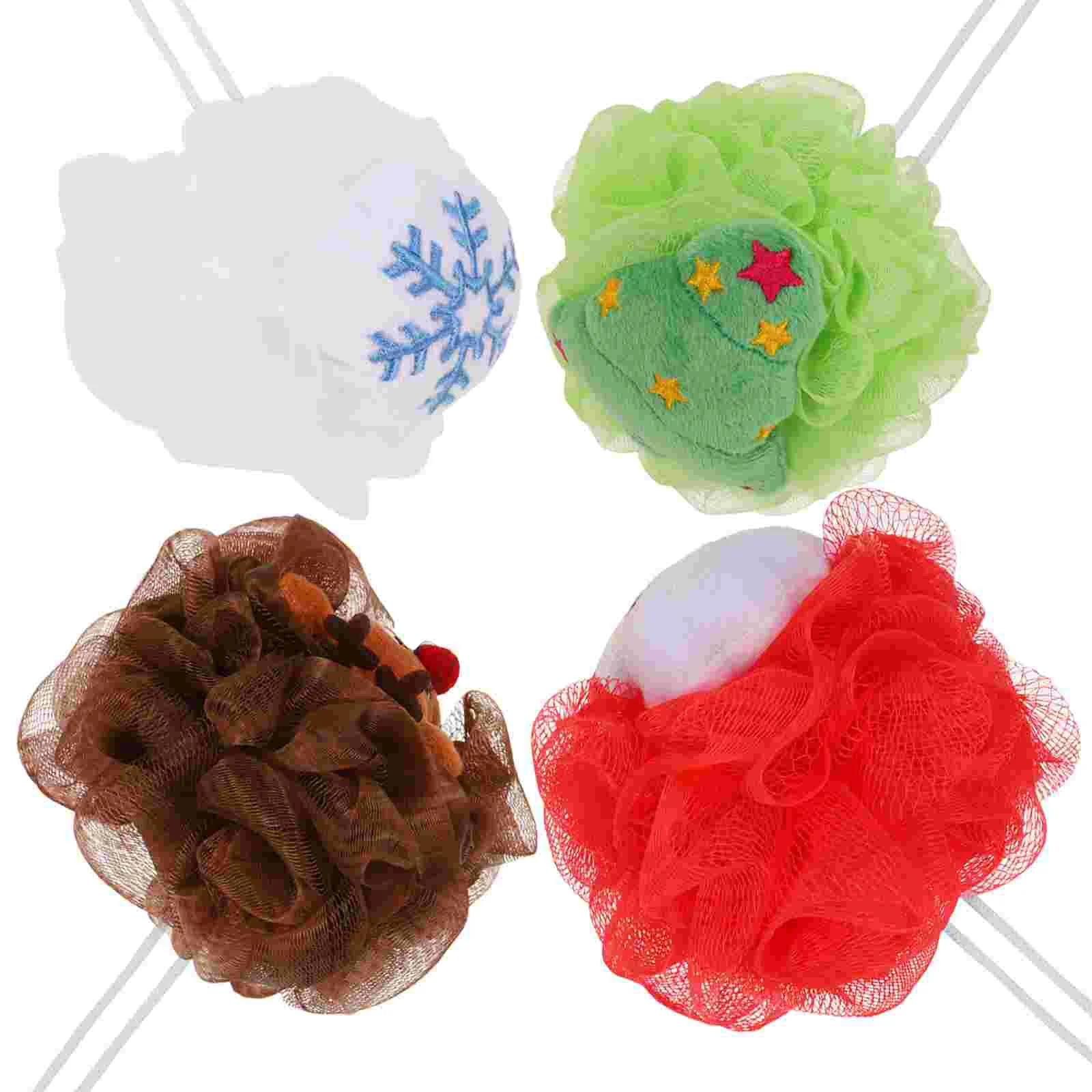 4 шт. губки для душа