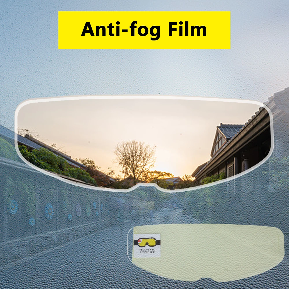 

Universal Motorcycle Helmet Clear Sticker Moto Helmet Lens Films Accessories Anti Fog Film for AGV SHOEI HJC ARAI MT Clear X14