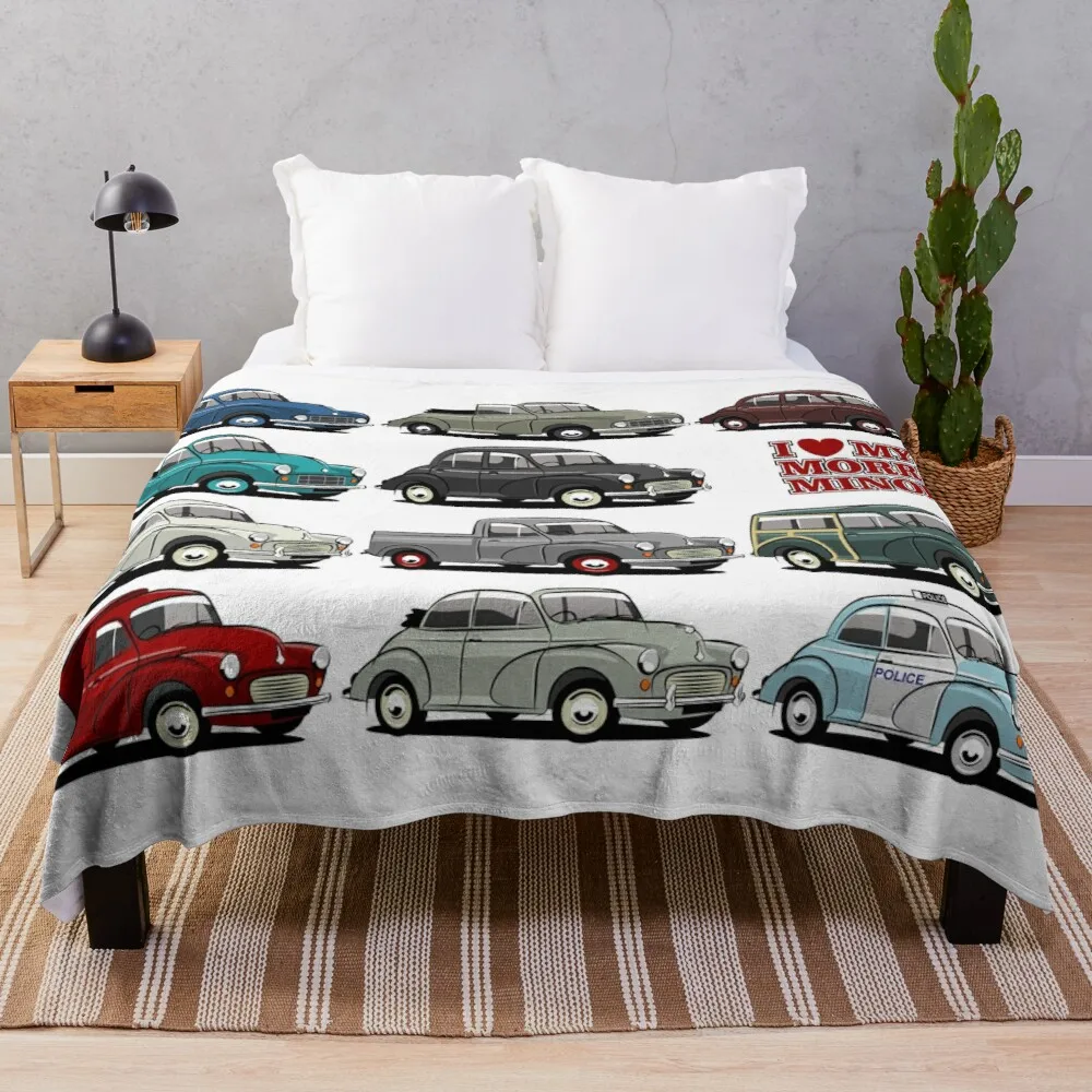 

Morris Minor evolution Throw Blanket luxury brand blanket thin blankets Anti-pilling flannel