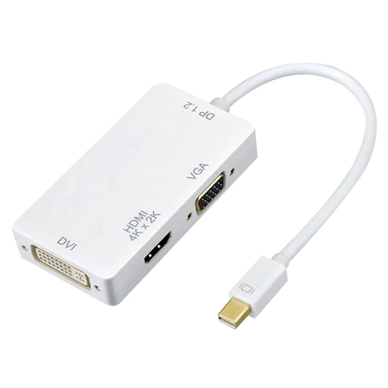 

Переходник dp-hdmi-совместимый с VGA DVI, порт дисплея в HDMI-совместимый с двумя адаптерами 1080P 3 в 1, порт дисплея в HDMI
