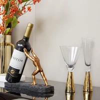 modern light luxury wine rack holder decoration hercules wine cabinet bar winebowl home living room decor
