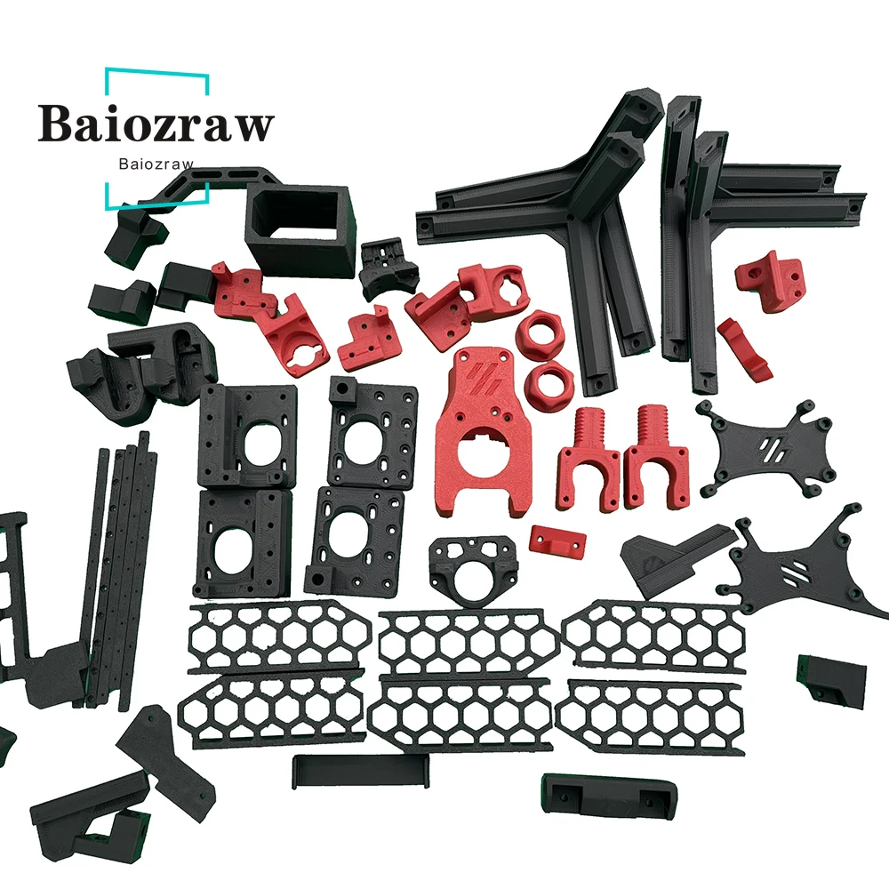 

Детали для 3D-принтера Baiozraw V0.1, полный комплект для прямого экструдера verison E-sun ABS + для Voron