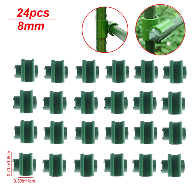 

24 шт., пластиковые крестообразные соединители 8-20 мм