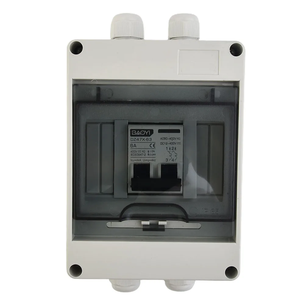 

1pcs PV Disconnect Box DC12-240V Circuit Breaker Solar System Isolator Switch 16-120A For Photovoltaic System New