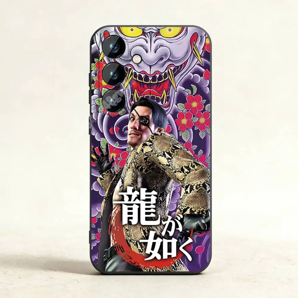 Фото Чехол для телефона Goro Majima Like A Dragon для Samsung Galaxy A12 13 Note 10Pro 20Ultra A20 21 30 31 40 41 A71 72, силиконовый протектор. №2