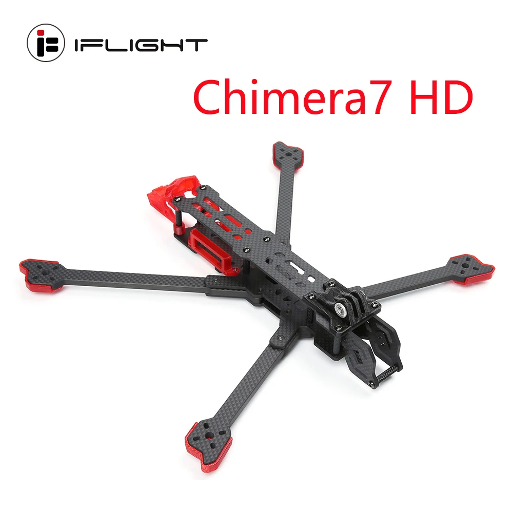 

IFlight Chimera7 HD 320mm 7inch FPV Frame Kit with 6mm arm compatible XING 2806.5 Motor 7inch propeller for RC Long-Range Drone