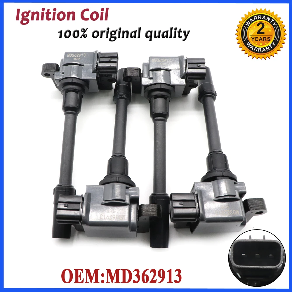 Car High Quality Ignition Coil MD362913 For Mitsubishi Lancer Mirage Eclipse Galant Carisma Lancer Pajero Space 1.8L 2.0L