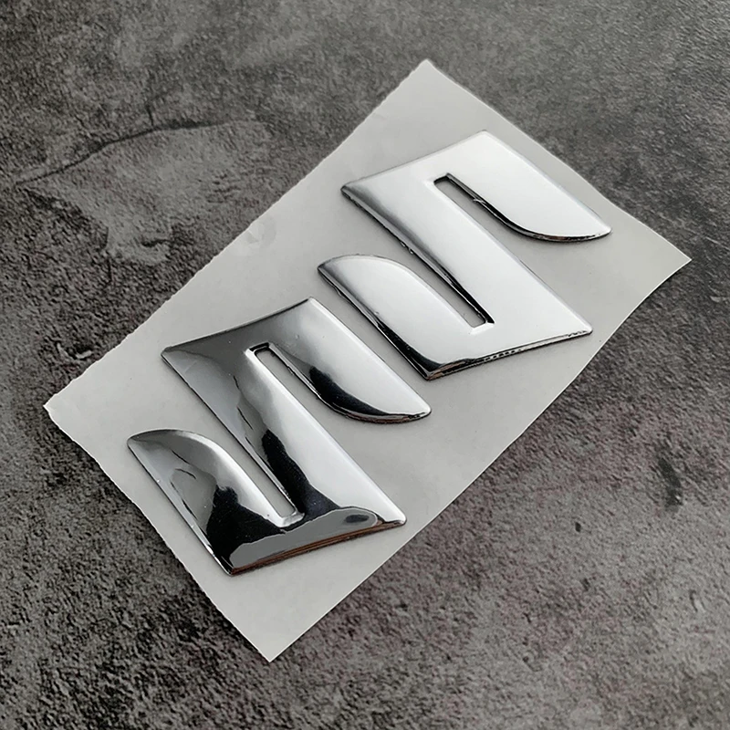 

2pcs New Motorcycle Stickers 3D PVC Sticker S Logo 3D Tank Decal Logo Gold Emblem Waterproof Sticker Decoration