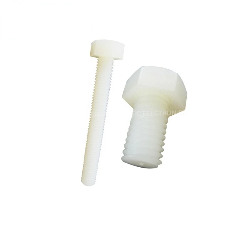 

hex nylon 3mm screws plastic white black screw from fastener
