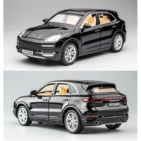 132 handmade alloy simulation car model for cayenne turbo suv model car simulation car model vehicle childrens boy toy car