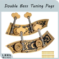 12 14 engraved upright bass dual tuner machine bass pegs