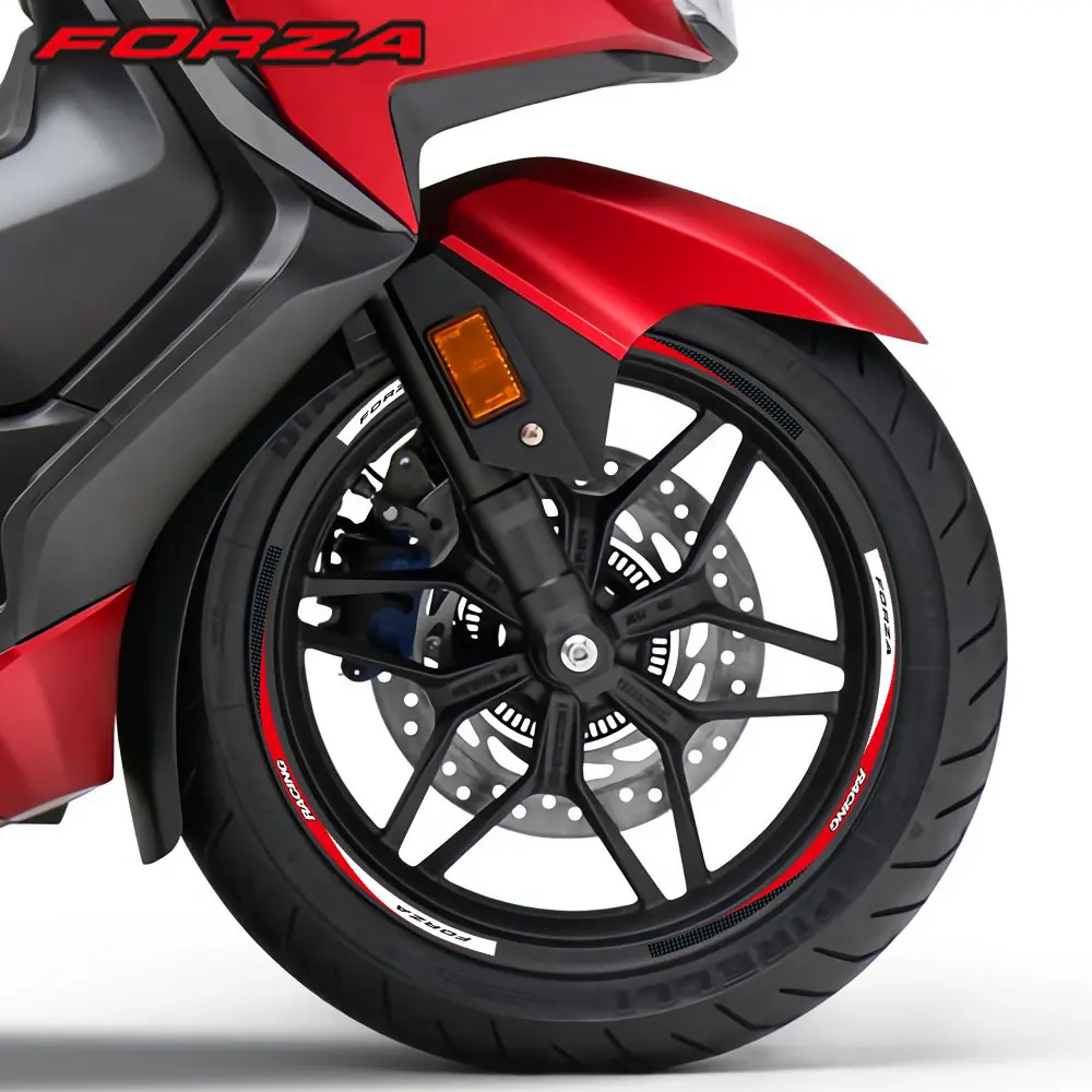

Motorcycle Wheel Sticker Stripe Rim Decal Waterproof Hub Tape Accessories For HONDA Forza 750 FORZA 750 15″17″ Rim