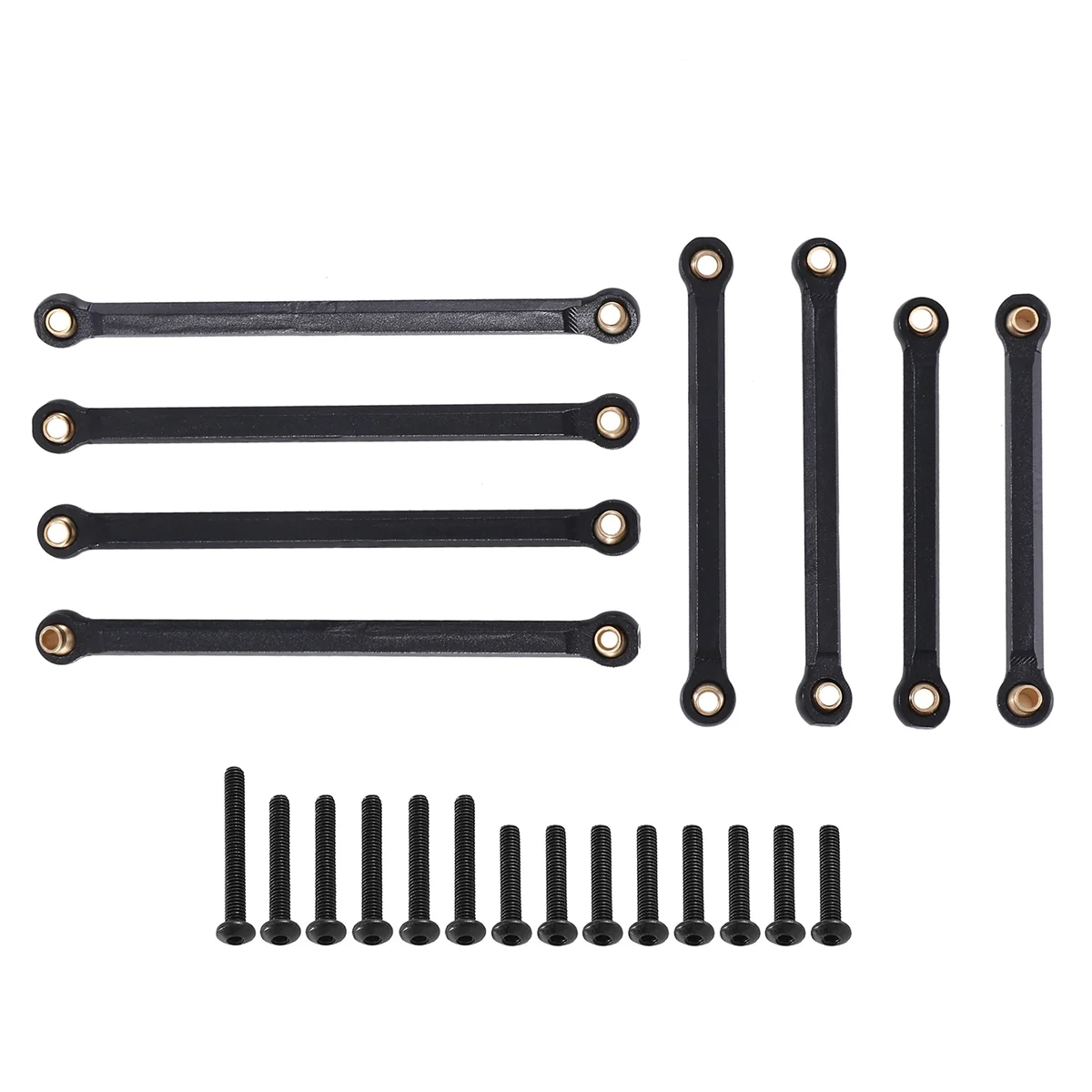 

8Pcs Metal Suspension Link Set Link Rod Linkage 9749 for Traxxas TRX4M 1/18 RC Crawler Car Upgrades Parts Accessories,3