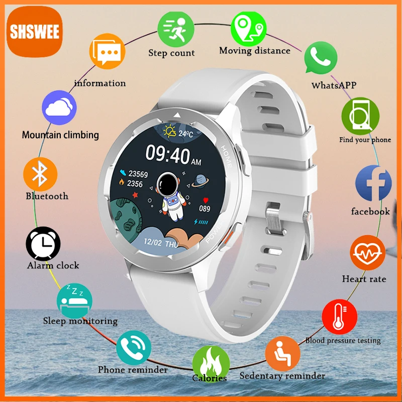 

Smart Watch Men Smartwatch NFC Access Control Bluetooth Calls Temperature Heart Rate Blood For Samsung Apple Xiaomi Huawei