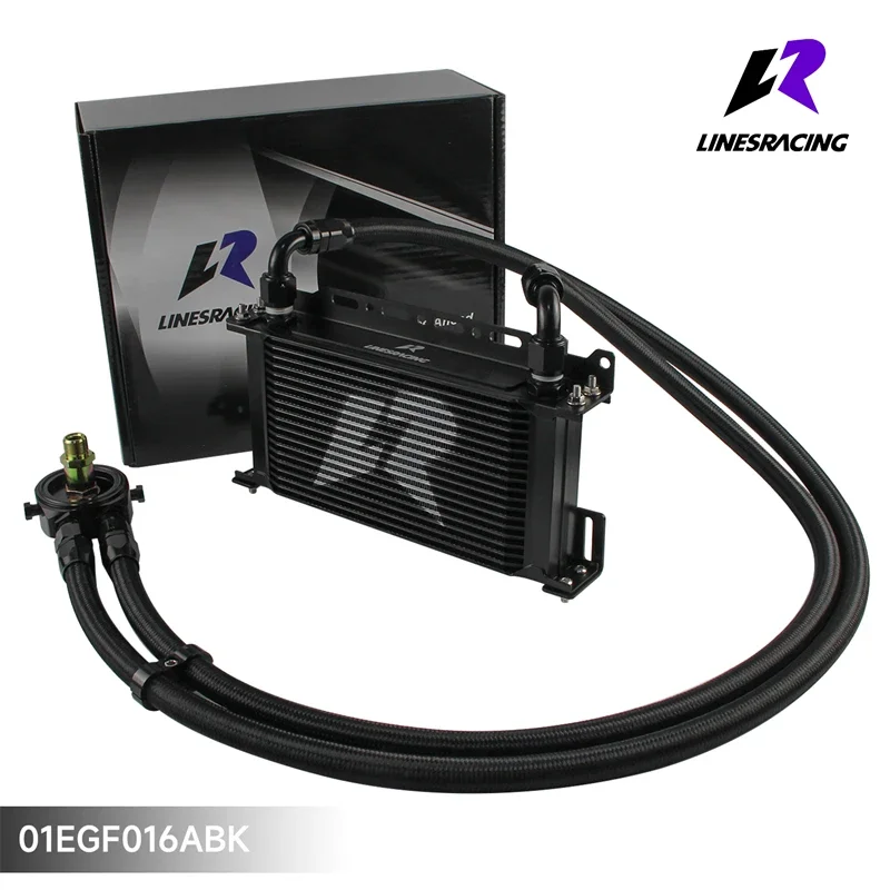 19 рядов AN10 Масляный радиатор Универсальный LR w/кронштейн + фильтр адаптер шланг