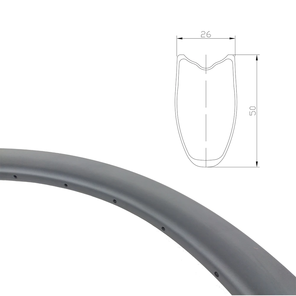 Карбоновый обод LIENGU Top 360g 700c 50 мм дорожный диск трубчатый 26 широкое колесо для