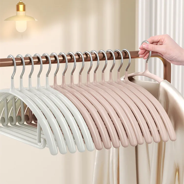 

1PCS Hanging Clothes Hangers Shirt Trousers Clothing Rack Non-Slip Plastic Household Hangers Closet Storage Hangers