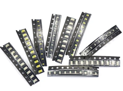 SMD LED Diode Sample Book 20Values 50pcs1206 0805 0402 0603 White/Green/Blue/Red/Yellow High-brightness Light-emitting Lamp Bead