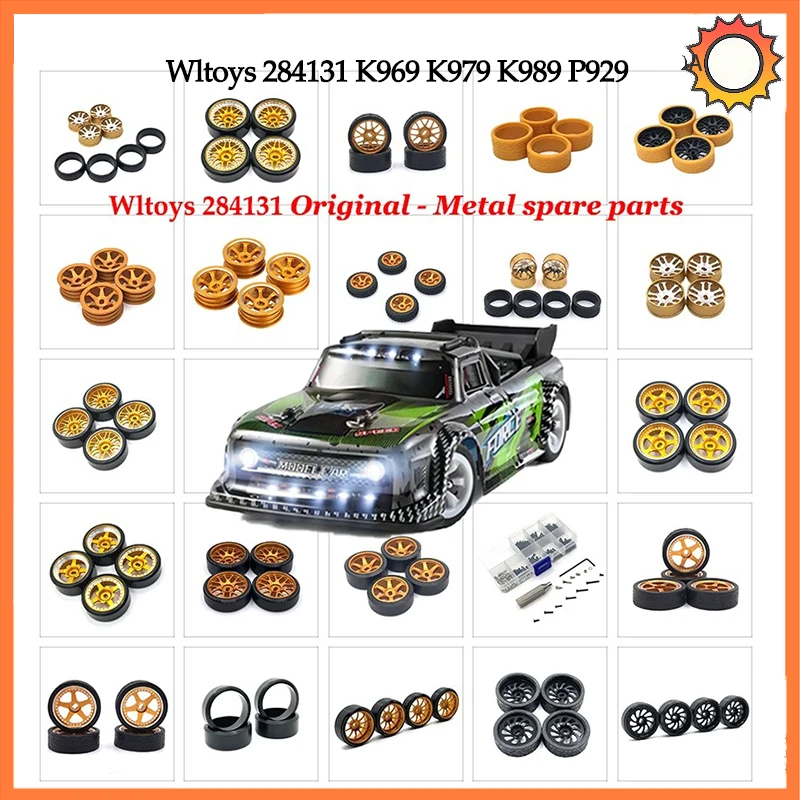 Резиновые колеса для 1/28 Wltoys 284131 K969 K979 K989 P929