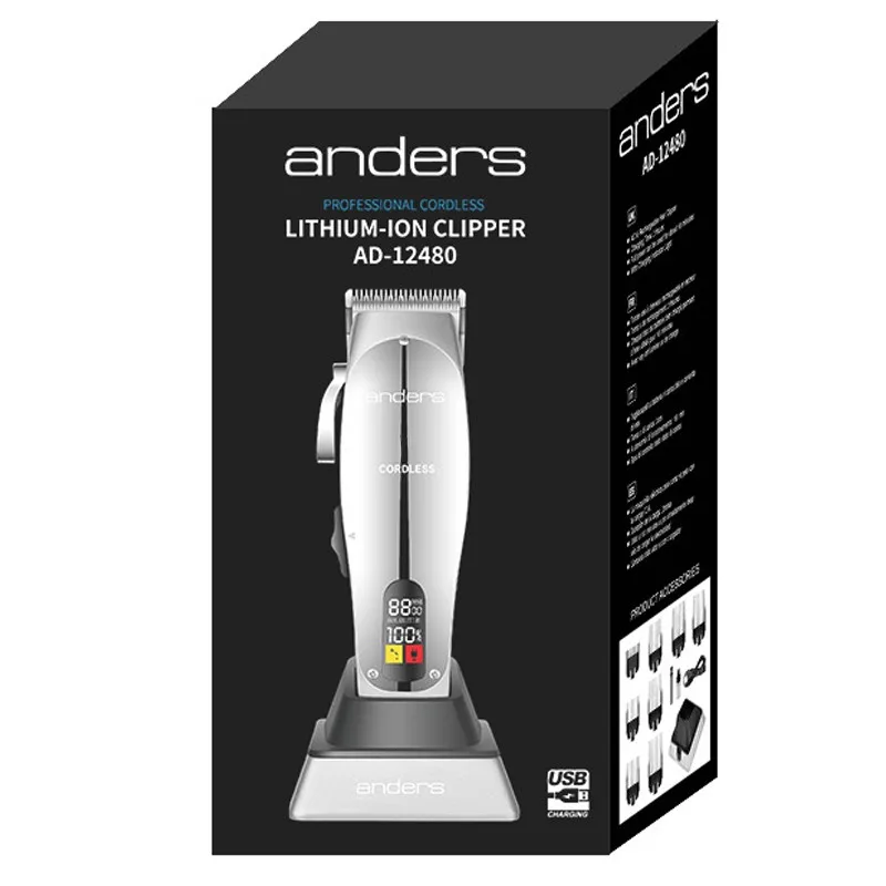 Машинка для стрижки волос мужская из алюминиевого сплава профессиональный