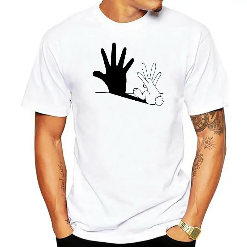 

Rabbit T shirt Shadow Puppet