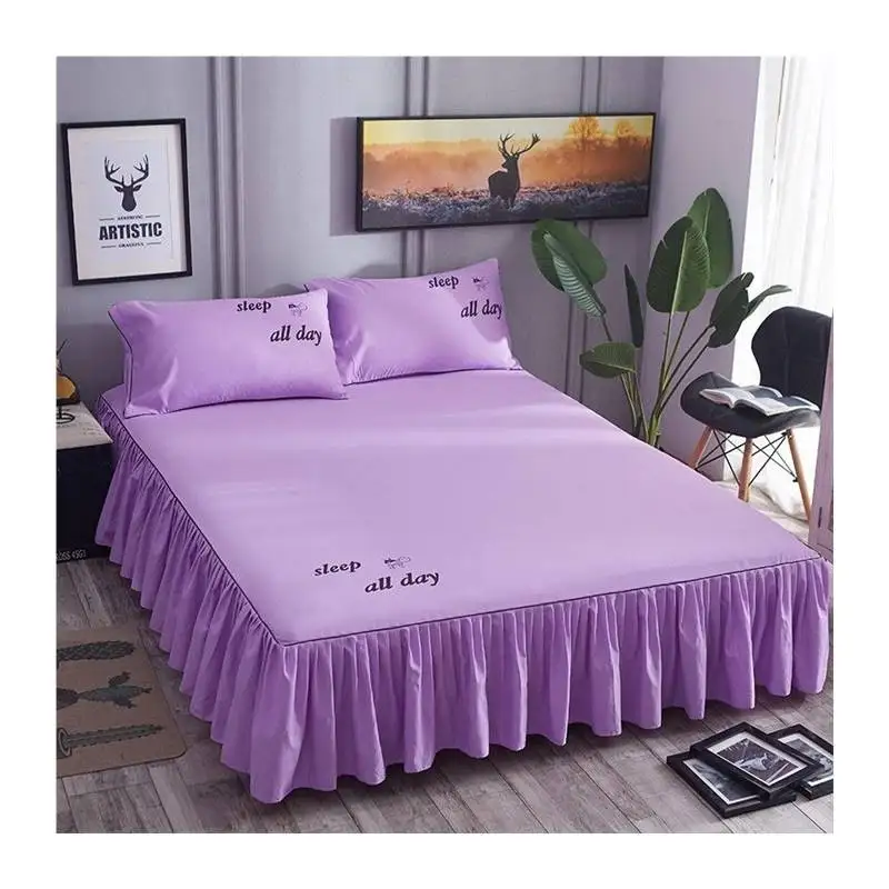 Простыня с юбкой M 5 простыней Розовая отдельная юбка 2023 Новое универсальное