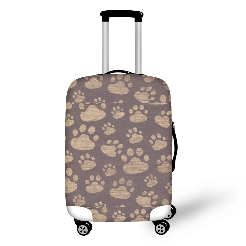 

Twoheartsgirl Dog Paw Print Thicker Travel Luggage Travel Elastic Suitcase Cover Travel Accessories Apply to 18-32 Suitcase