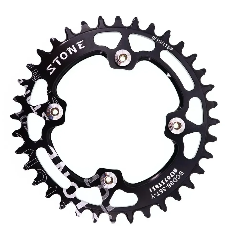 Круглая велосипедная звездочка Stone 88BCD для Shimano M985 30T 32T 36 38 40 42 44 46 48T MTB узкая