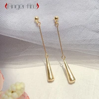 exquisite and simple long water drop earrings festive banquet fashion jewelry