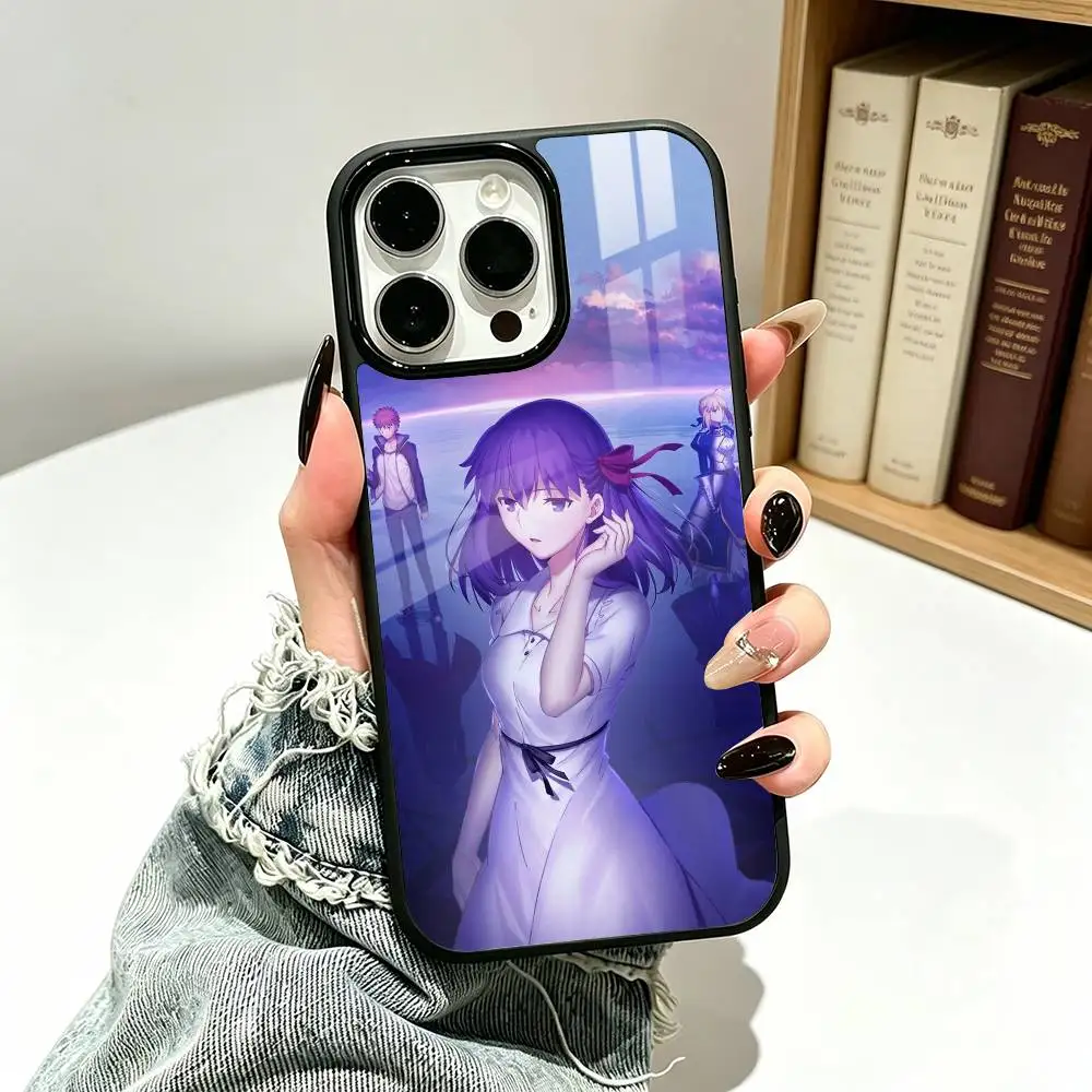 Фото Чехол для телефона с беспроводной зарядкой Clash With Future Self Fatestay night UBW, совместимый с iPhone 17/16/15/14/13/12/11 №2