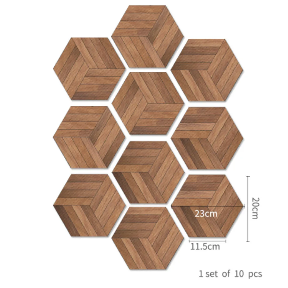 10 шт. водостойкие самоклеящиеся наклейки для пола |